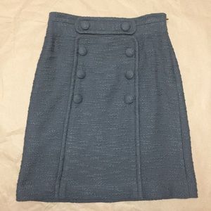 Gray vintage-inspired Milly of NY Skirt